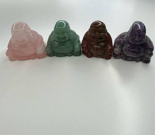 Mini Laughing Buddha Carving