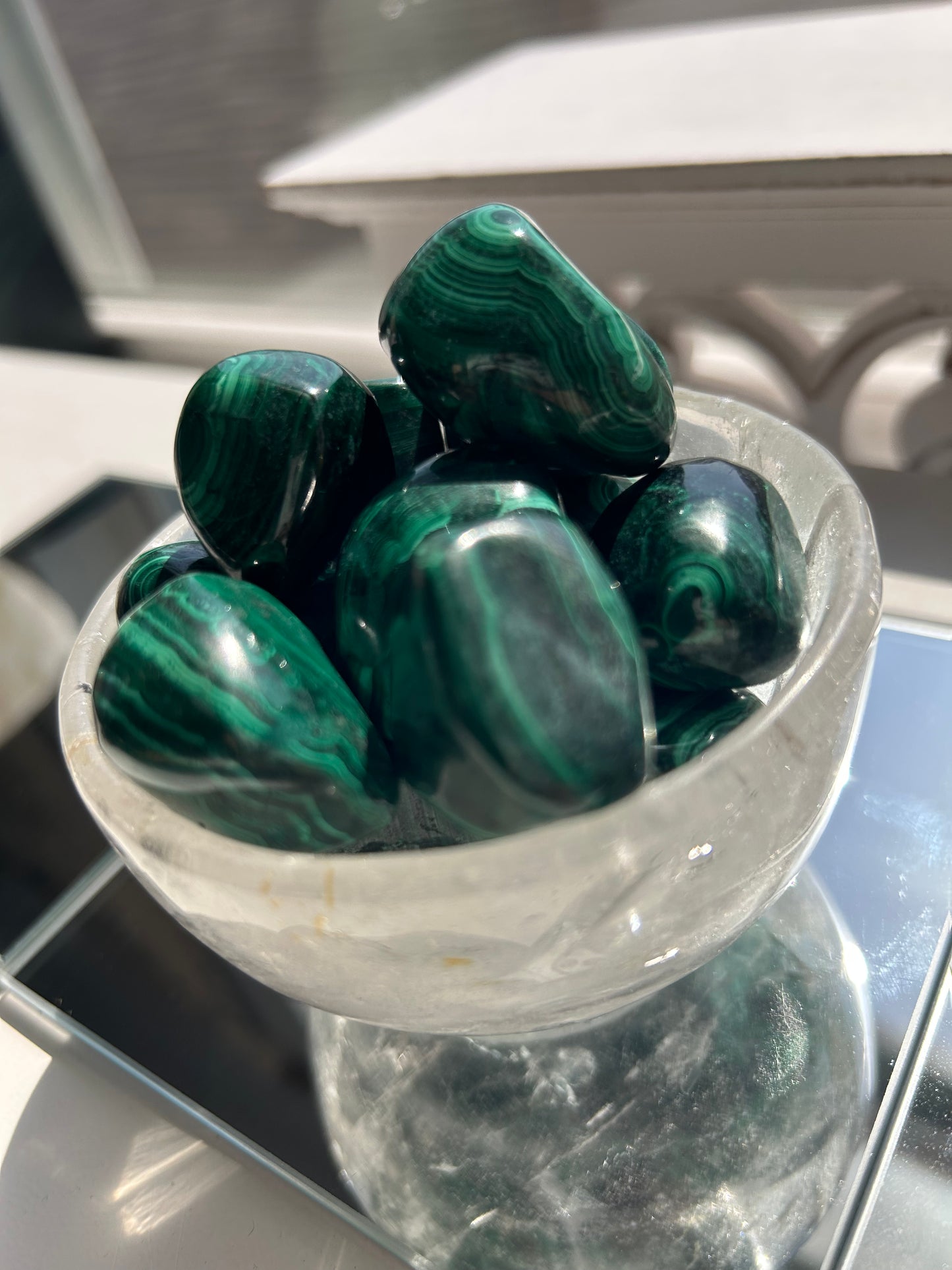 Malachite large tumble