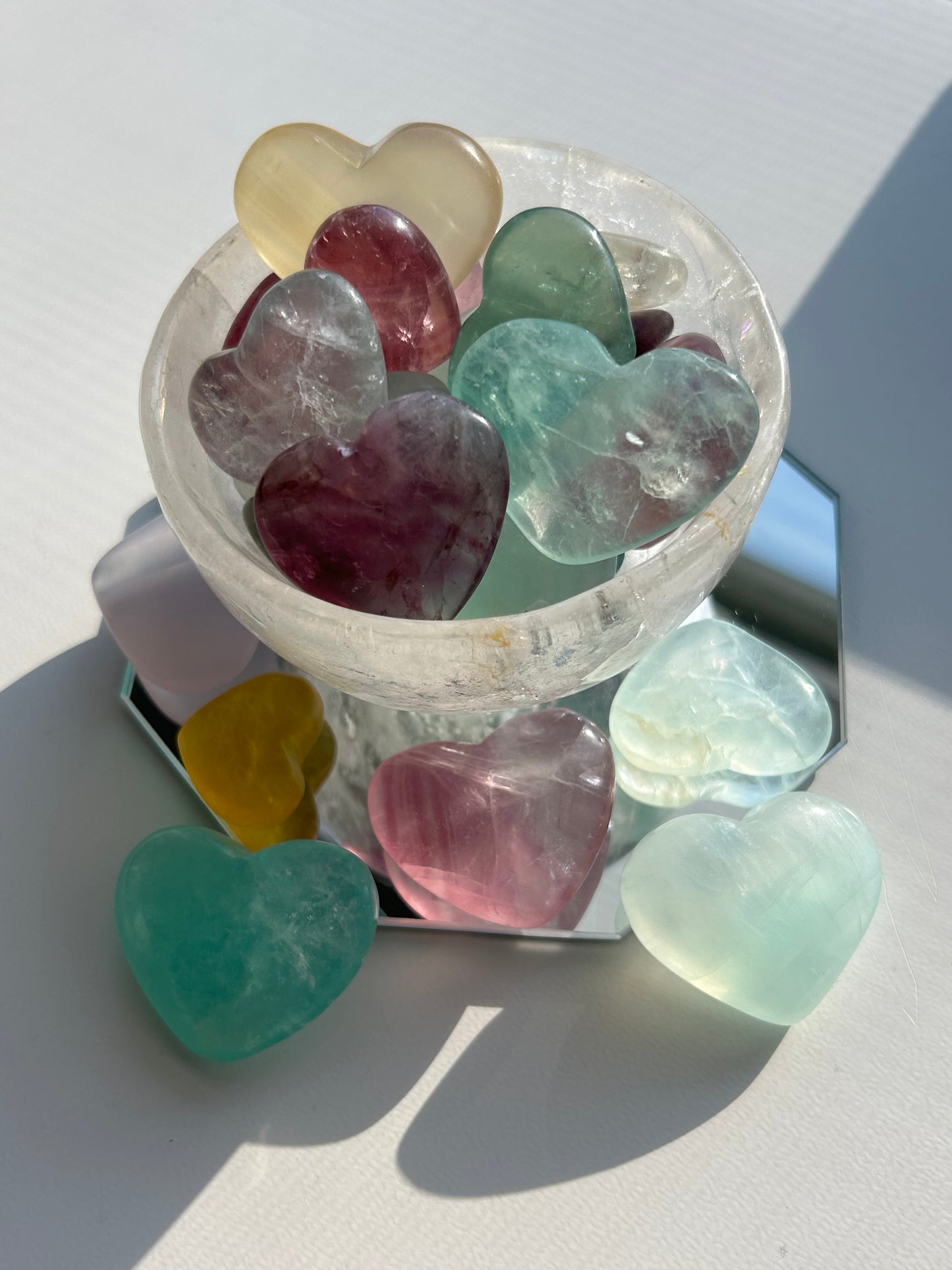 Candy Fluorite Heart