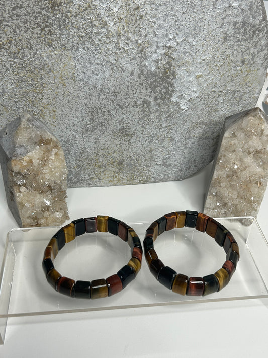 Mix Tigers Eye Bangle