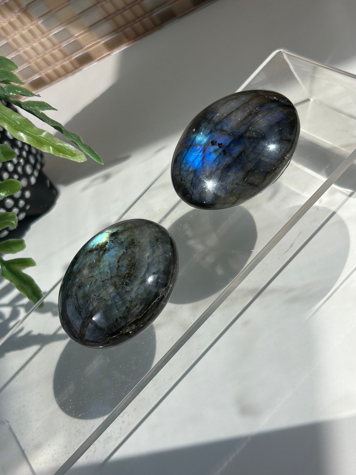 Labradorite🛸UFO Palm stone