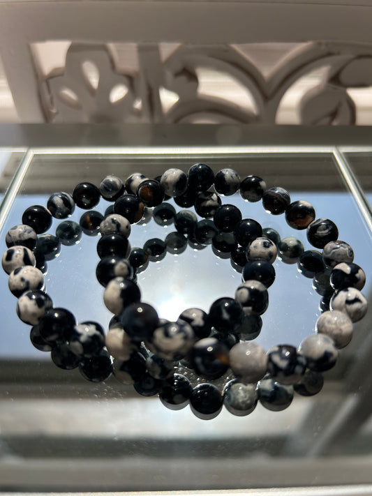 Orca Agate Bracelet