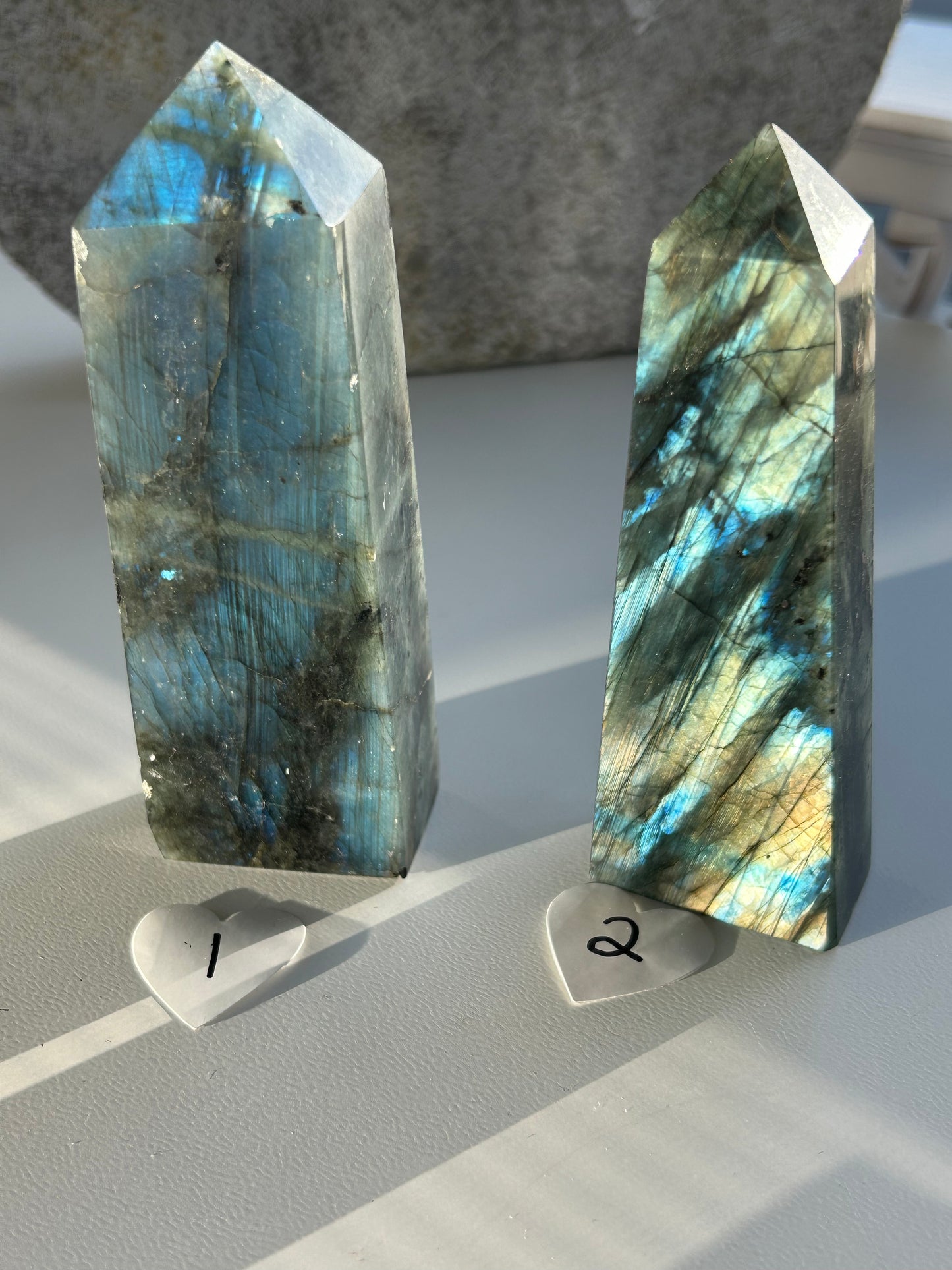 Super Flashy Labradorite Tower